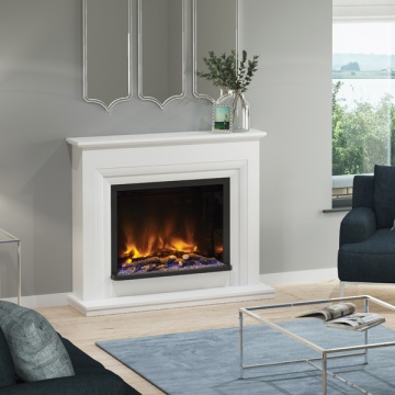 Elgin & Hall Pryzm Velino Electric Fireplace Suite